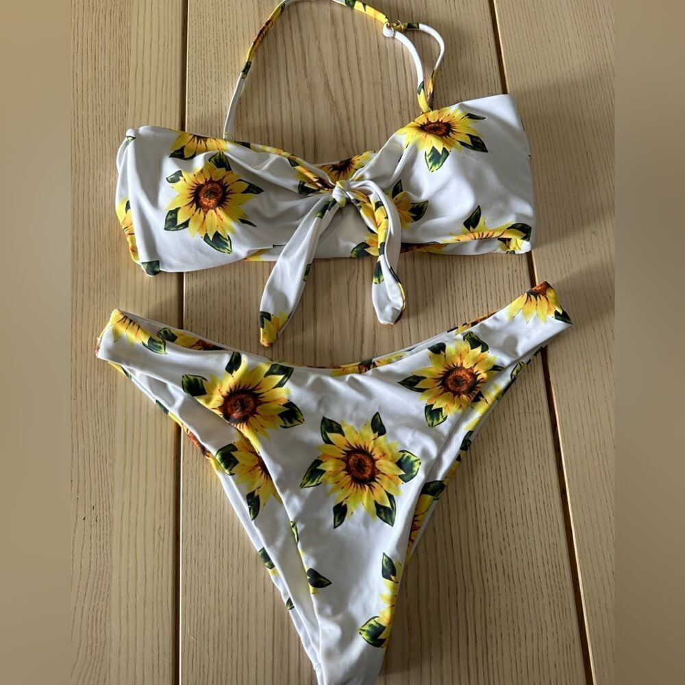 Zaful sunflower bikini Large